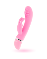 INTENSE - VIBRATEUR OSCILLANT SUSY SILICONE LAPIN ROSE