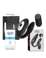 BRILLY GLAM- COUPLE TÉLÉCOMMANDE À IMPULSIONS ET VIBRANTES