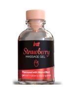 INTT MASSAGE & ORAL SEX - GEL DE MASSAGE EFFET CHAUD SAVEUR FRAISE