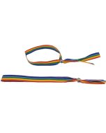 PRIDE - BRACELET BALLE EN ARGENT DRAPEAU LGBT