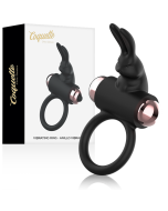 COQUETTE CHIC DESIRE - COCKRING AVEC VIBRATEUR NOIR/ OR