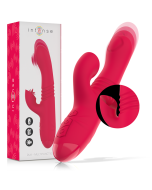 INTENSE - VIBRATEUR UP & DOWN RECHARGEABLE MULTIFONCTION DUA AVEC LANGUE ROUGE