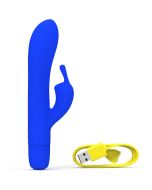 B SWISH - VIBRATEUR RECHARGEABLE CLASSIQUE BWILD BUNNY INFINITE SILICONE BLEU