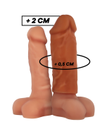 VIRILXL - EXTENSION DE PÉNIS MARRON EN SILICONE LIQUIDE V3