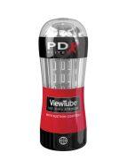 PDX ELITE - MASTURBATEUR STROKER TUBE DE VUE CONTRÔLE ASPIRATION TRANSPARENT