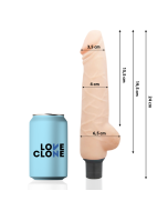 LOVECLONE - VIBRATEUR AUTOLUBRIFIANT HARALD 24 CM -O- 4 CM