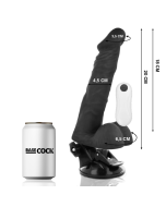 BASECOCK - VIBRATEUR ARTICULABLE TÉLÉCOMMANDE NOIR 20 CM -O- 4.5 CM