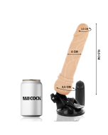 BASECOCK - Vibrateur Réaliste Télécommande Naturel 19.5 Cm -O- 4 Cm