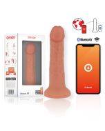 ONINDER - PETIT GODE VIBRATEUR BOGOTÁ 9 VITESSES NATUREL 17.5 CM -O- 4 CM - APPLICATION GRATUITE