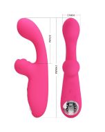 PRETTY LOVE - SKYLAR VIBRATEUR STIMULATEUR ROSE