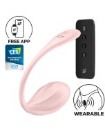 SATISFYER - RIBBED PETAL STIMULATEUR À DISTANCE G POINT ROSE APPLICATION GRATUITE