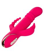 CALEXOTICS - JACK FANTASY TRIPLE VIBRATEUR CHAUFFANT LAPIN ROSE