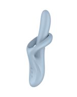SATISFYER - HEAT FLEX 4 VIBRATEUR EFFET CHALEUREUX 12 VIBRATIONS BLEU