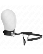 KINK - LAISSE CLOUTÉE 116 CM COLLIER AVEC SANGLE EN CUIR 50 X 5 CM