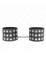 KINK - APPUI-POIGNETS AVEC BOUTON-PRESSION NOIR RÉGLABLE 19-24 CM X 5,5 CM