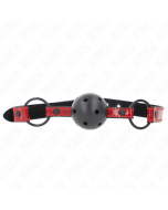 KINK - BOULE EN CUIR BRILLANT 4,5 CM BAG 63,5 X 2 CM AJUSTABLE 41 X 59 CM