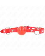 KINK - BÂILLON TPE BALLE 4 CM AVEC ROJO LOCK 60 x 2 CM
