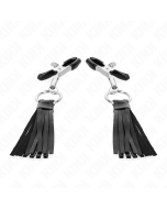 KINK - PINCES À TÉLÉMONS À PAMPONS EN CUIRETTE 6 CM