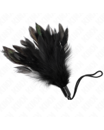 KINK - PLUMES CHACOUILLÉES AVEC MANCHE CORDE BASE PLASTIQUE 15 CM