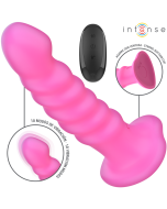 INTENSE - CINDY VIBRATEUR TAILLE L DESIGN SPIRALE 10 VIBRATIONS ROSE TÉLÉCOMMANDE