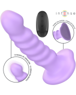INTENSE - BRENDA VIBRATEUR TAILLE M DESIGN SPIRALE 10 VIBRATIONS VIOLET TÉLÉCOMMANDE