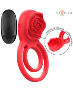 INTENSE - GAIL STIMULATEUR ROSE 10 VIBRATIONS ROUGE TELECOMMANDE