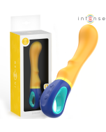 INTENSE - VIBRATEUR POINT G JAUNE SHAGGY