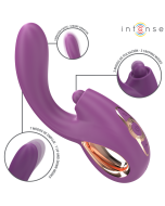 INTENSE - LALI VIBRATEUR MULTIFONCTION POINT G TAPPING & THRUST & VIBRATION VIOLET