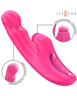 INTENSE - EMI VIBRATEUR 13,5 CM MULTIFONCTION 3 EN 1 10 VIBRATIONS ROSE