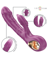 INTENSE - HALLE VIBRATEUR MULTIFONCTION AVEC LANGUE STIMULANTE DAUPHIN VIOLET