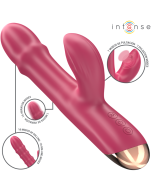 INTENSE - CHLOE VIBRATEUR MULTIFONCTION 3 EN 1 ROUGE