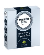 MISTER SIZE - PRÉSERVATIF TAILLE S 49 MM (3 UNITÉS)