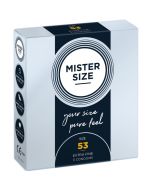 MISTER SIZE - PRÉSERVATIF TAILLE M 53 MM (3 UNITÉS)