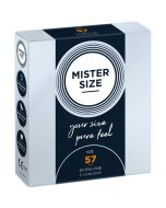 MISTER SIZE - PRÉSERVATIF TAILLE L 57 MM (3 UNITÉS)