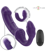 INTENSE - JILL DOUBLE VIBRATEUR 20 CM VIOLET TÉLÉCOMMANDE