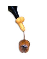 DIABLO PICANTE - CARAFE A VIN EN FORME DE PENIS DORE