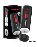 JAMYJOB - MASTURBATEUR VAGIN AUTOMATIQUE PHANTOM 5 MODES D'ASPIRATION ET DE POUSSE