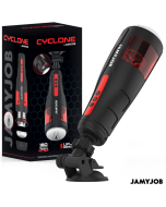 JAMYJOB - MASTURBATEUR VAGIN AUTOMATIQUE CYCLONE 10 MODES DE ROTATION ET DE POUSSÉE