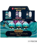 PRETTY LOVE - VENUS X 15 MASTURBATEURS HOMMES EN SILICONE BLANC