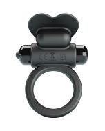PRETTY LOVE - BAGUE VIBRANTE DEBONAIRE LAPIN 10 VIBRATIONS NOIRE