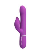 PRETTY LOVE - VIBRATEUR ET STIMULATEUR MULTIFONCTION 4 EN 1 VIOLET
