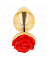 KINK - PLUG ANAL OR ROSE ROUGE TAILLE L