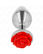 KINK - PLUG ANAL ROSE ROUGE TAILLE L
