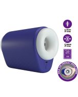 PRETTY LOVE - MASTURBATEUR POUR HOMME DJ LADY AVEC VIBRATION 5 RÉGLAGES VIOLET
