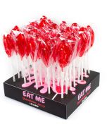 SECRETPLAY - AFFICHAGE ASSORTIMENT DE SUCETTES PÉNIS AVEC ALCOOL 40 UNITÉS