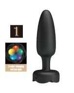 PRETTY LOVE - TARION PLUG ANAL AVEC LUMIÈRE LED NOIR 12,5 CM
