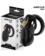 ADDICTED TOYS LOCKED - CAGE À PÉNIS OBSIDIAN HOLD TAILLE M