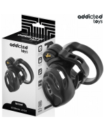 ADDICTED TOYS LOCKED - CAGE À PÉNIS À VERROUILLAGE ÉTERNEL 9 CM