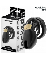 ADDICTED TOYS LOCKED - CAGE À PÉNIS OBSIDIAN HOLD TAILLE S