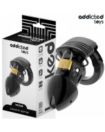 ADDICTED TOYS LOCKED - CAGE À PÉNIS CHASTETÉ PROFONDEUR 7,5 CM
